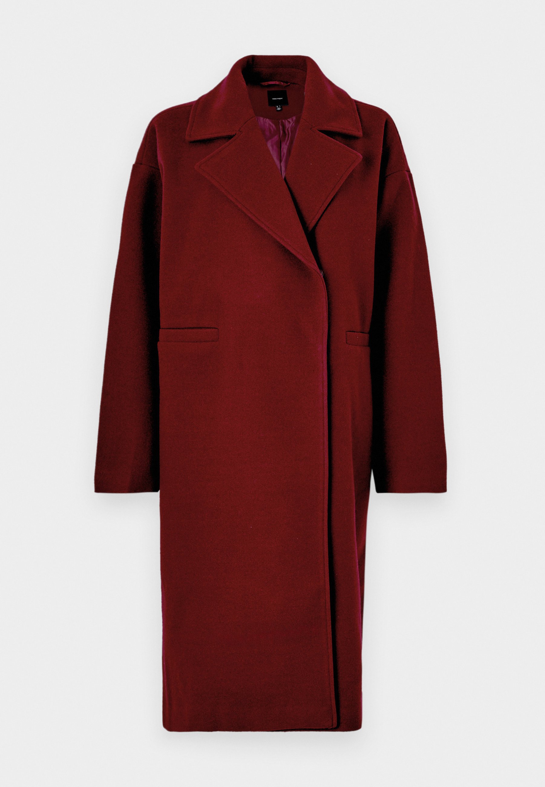 vintage bordeaux color chester coat Vero Moda VMCORRIE COAT
