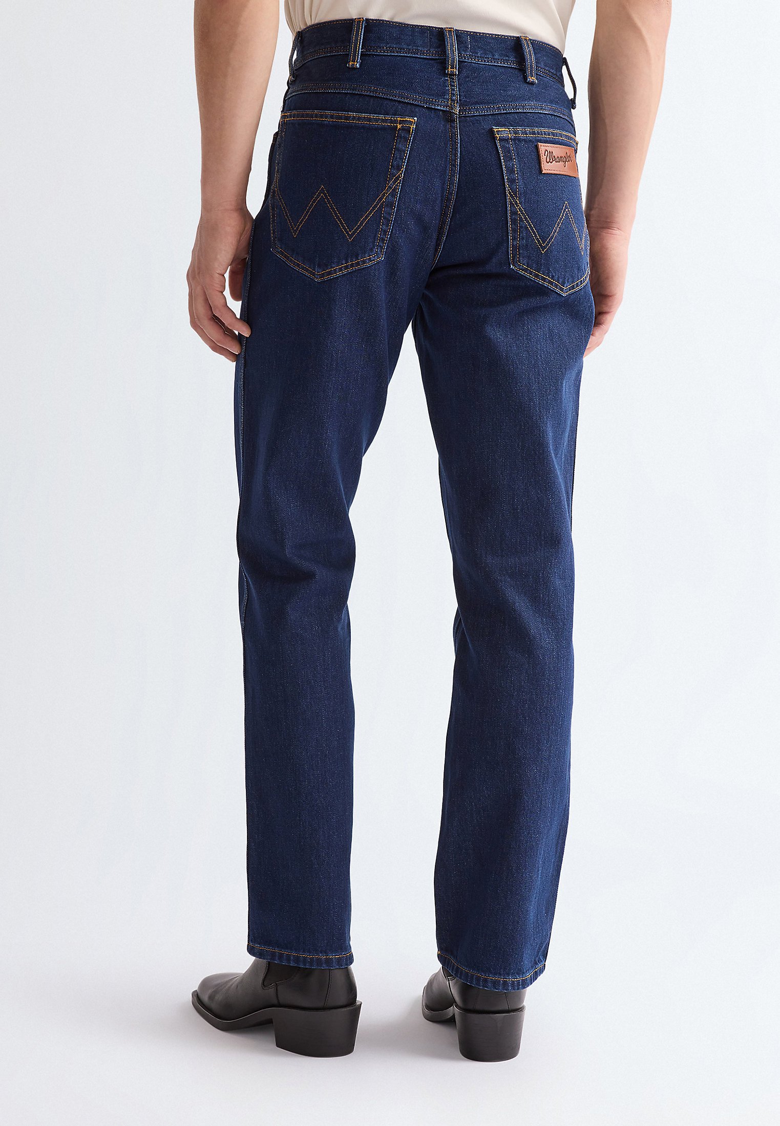Wrangler TEXAS - Straight leg jeans - blau denim dunkel/blauw