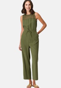 zero MIT SPITZE - Tuta jumpsuit - cypress