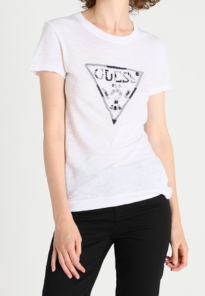 T-Shirt print - white