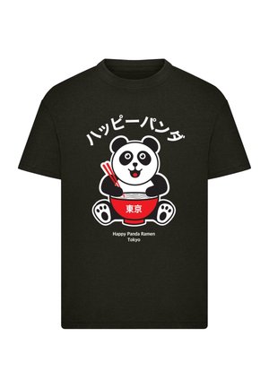 TORC - HAPPY PANDA - Print T-shirt - black