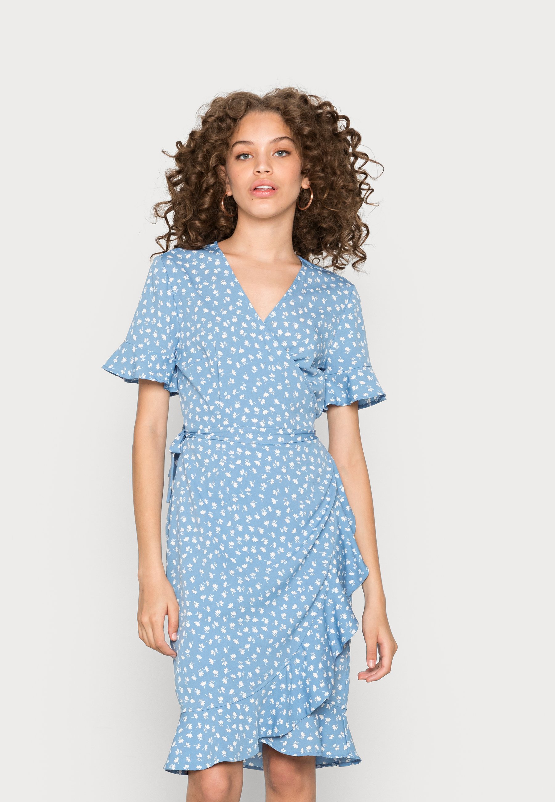princess polly baby blue dress MON RENN SENTIMENT MINI DRESS