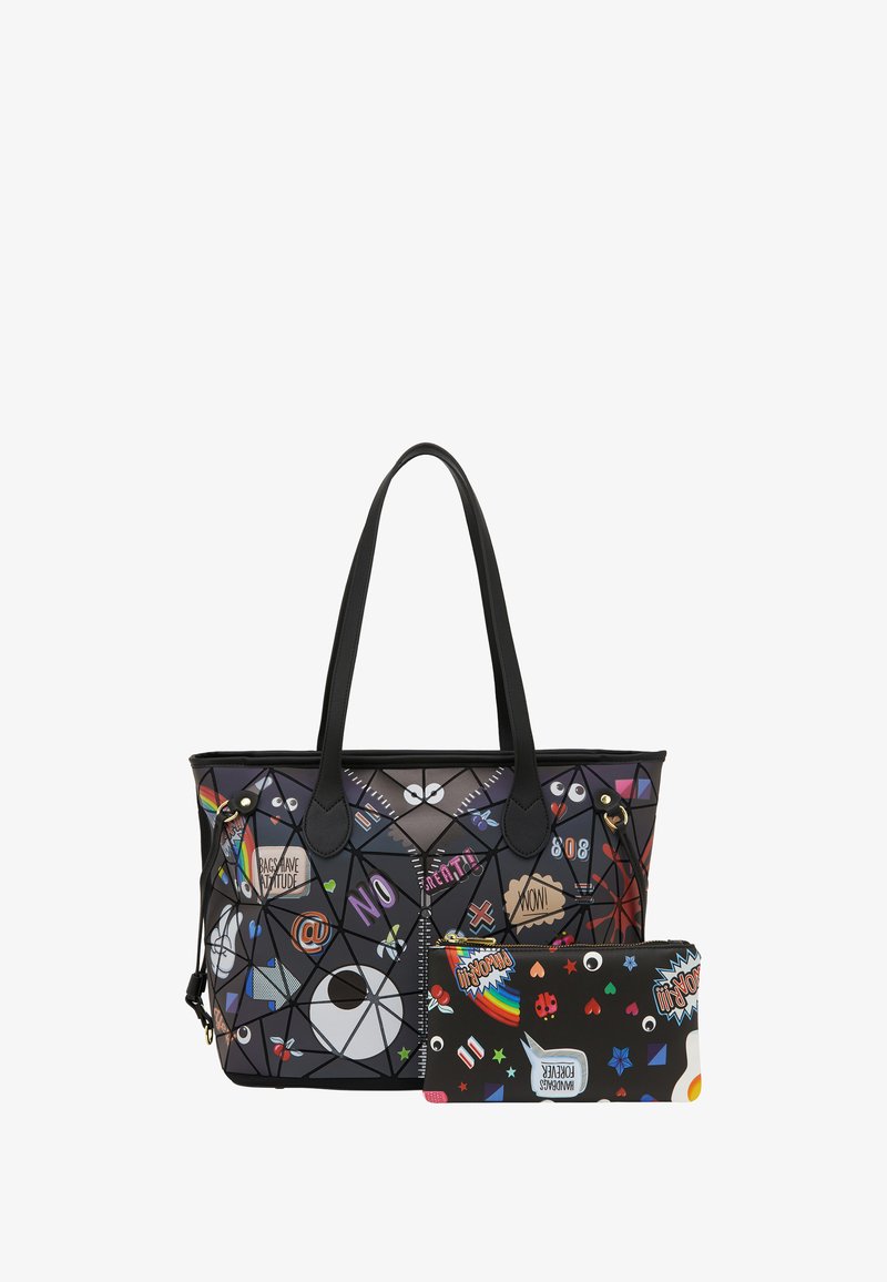 myMo pop EYETHEME - Handtas - black multicolor