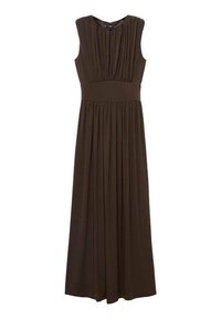 GATHERED - Vestido largo - brown