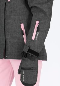 Swedemount CERVINIA  - Snowboardjacka - charcoal melange light pink