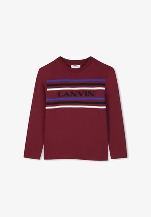 LANVIN, TEE-SHIRT MANCHES LONGUES - T-shirt à manches longues - pourpre