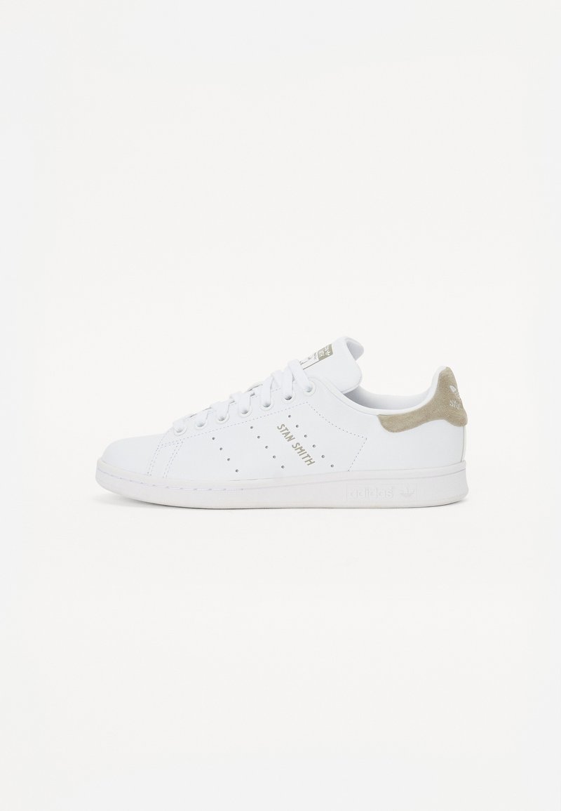 stan smith white silver