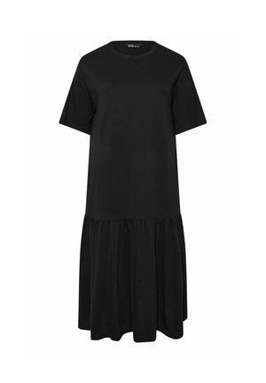 Yours Clothing, PLUS SIZE JERSEY DRESSES - Jerseyjurk - black