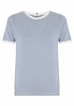 T-shirt med print - light blue