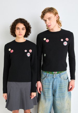 Jaded London BADGE UNISEX - Pulóver - black