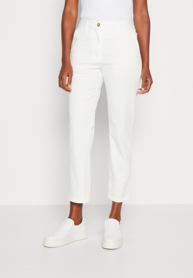 GANT SLIM - Chinos - eggshell