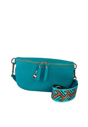 DrachenLeder Heuptas - türkis mehrfarbi