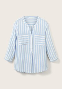 TOM TAILOR Blouse - dreamy blue offwhite stripe