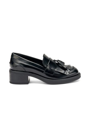 WITH TASSELS - Zapatos sin cordones - black