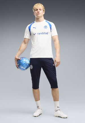 Puma, OLYMPIQUE MARSEILLE TRAINING JERSEY - T-Shirt print - white- team royal