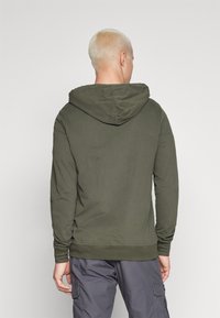 AllSaints BRACE ZIP HOODY - Felpa con zip - dark ivy green