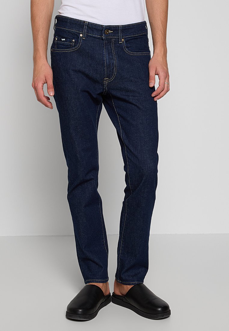 GAS Slim fit jeans donkerblauw
