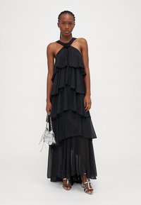 Vero Moda Petite VMFELICIA RUFFLE MAXI DRESS - Proginė apranga - black