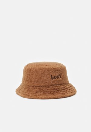 WOOLY BUCKET HAT - Klobouk - medium brown