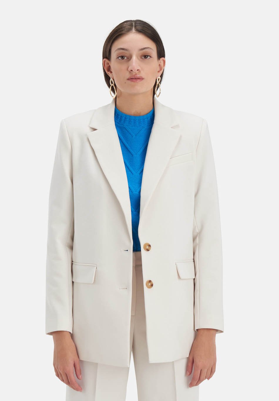 Shoeby VITA SINGLE EKSEPT - Blazer - white/wit - Zalando.nl