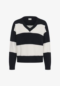 Neizvēlēts, dark navy tofu stripe