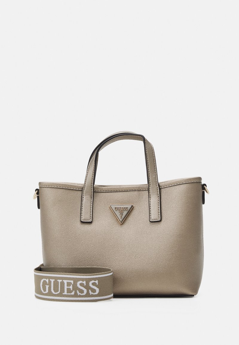 Guess LATONA MINI TOTE SET - Håndtasker - pewter