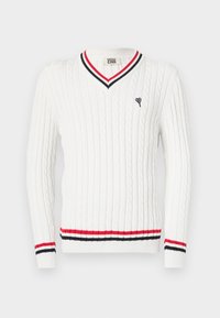 CABLE KNIT SWEATER - Trui - white