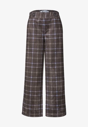 Street One, WIDE LEG VELORUS HOSE IM CASUAL FIT - Broek - silk brown