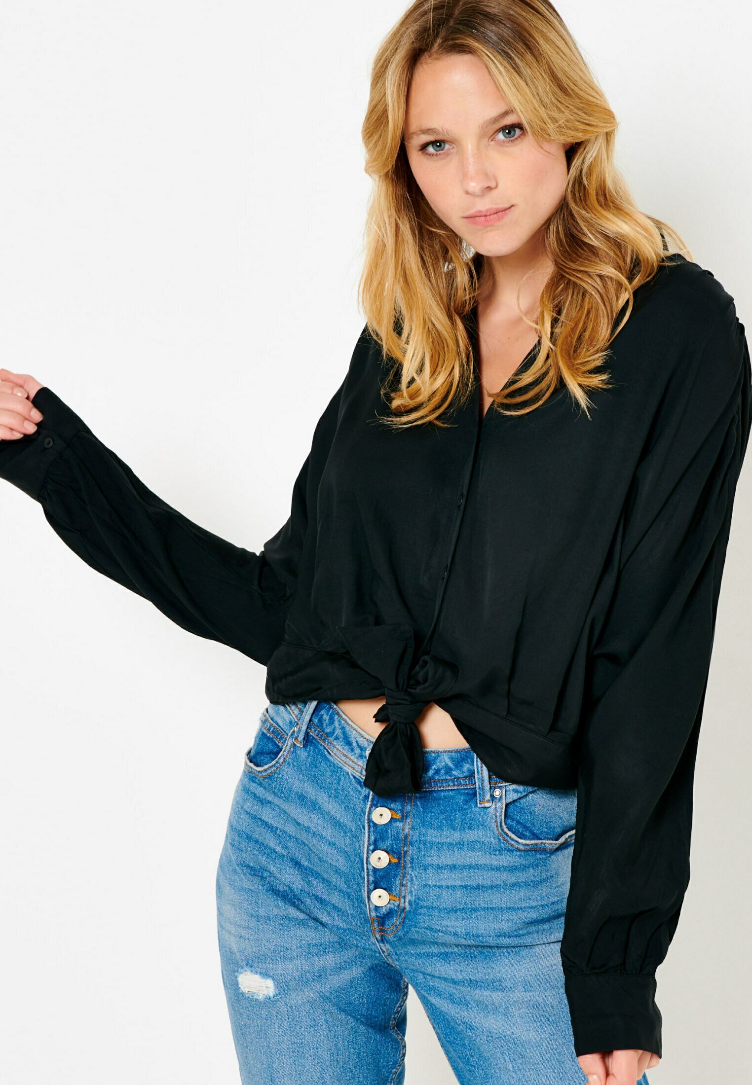 Camaieu Chemisier - noir - ZALANDO.FR