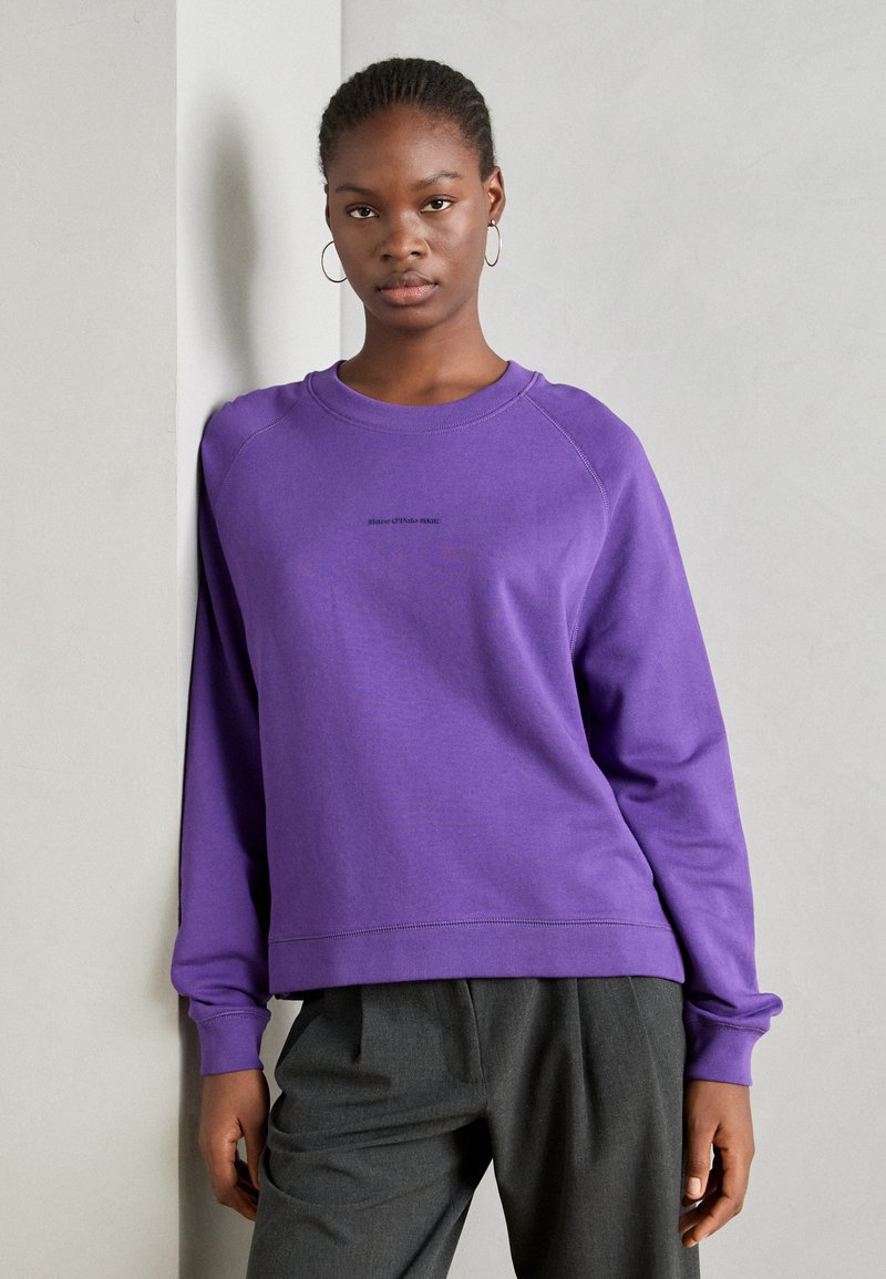 Marc O'Polo DENIM RAGLAN SLEEVES - Melegítőfelső - active purple