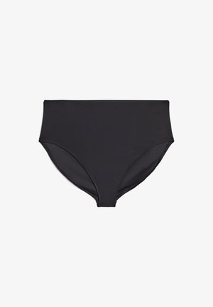 Zizzi, EINFARBIGE HOCH TAILLIERTE - Bikinialaosa - black