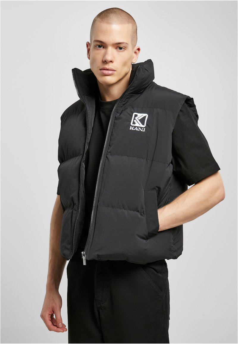 Karl Kani HERREN KM OG PUFFER BLACK - Liemenė - black