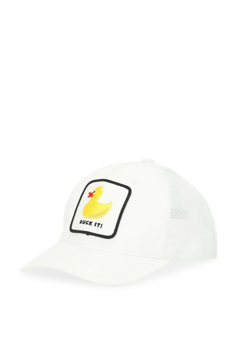 Blount & Pool TRUCKER - Cappellino - white yellow duck