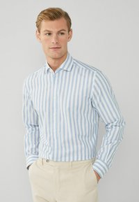 Hackett London - MEL BOLD STRIPE - Camisa - blue white Imagen en miniatura 1