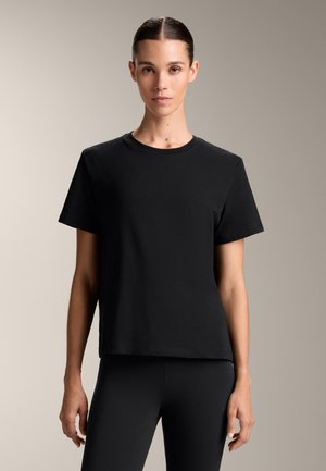 OYSHO SHORT SLEEVE - Basic póló - black