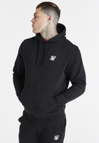 SIKSILK EXTENDED CORE OVERHEAD HOODIE - Sweatshirt - black