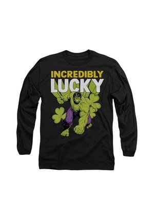 THE INCREDIBLE HULK ST PATRICK'S DAY HULK INCREDIBLY LUCKY - Long sleeved top - black