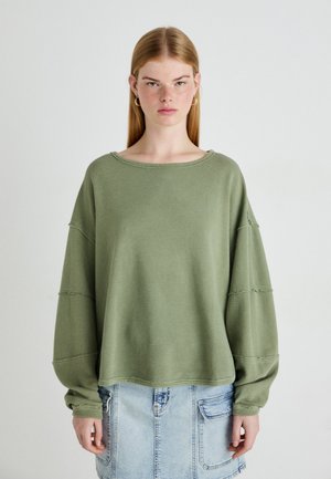 TOTAL ECLIPSE TEE - Hosszú ujjú felső - oil green