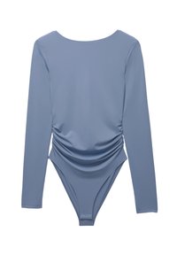OPEN BACK  - Top dugih rukava - light blue