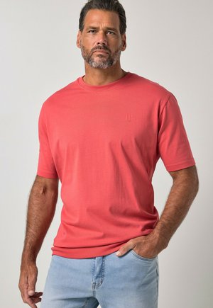 JP1880 BUIK-SHIRT, SPECIALE SNIT, T/M 8XL, KORTE MOUWEN - T-Shirt basic - foxred