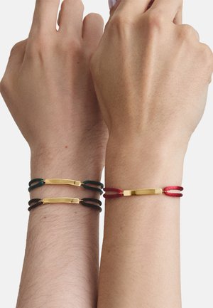 THOMAS SABO, Bracelet - yellow gold-coloured dark red