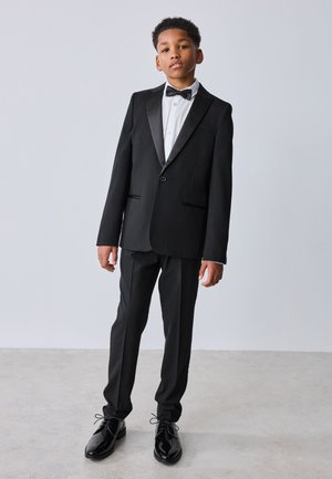 Baker by Ted Baker, REGULAR FIT - BLACK TUXEDO SUIT JACKET . - Americana - black