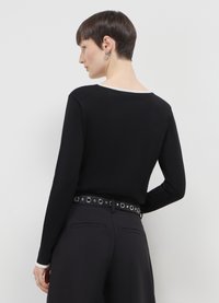 Calliope PROFILI A CONTRASTO - Felpa - ultrablack