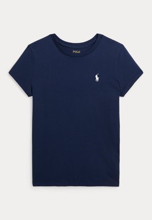 Polo Ralph Lauren, COTTON JERSEY CREWNECK TEE  - Обикновена тениска - newport navy