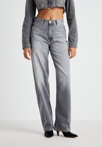 Weekday RAIL MID LOOSE STRAIGHT  - Straight leg jeans - misty grey