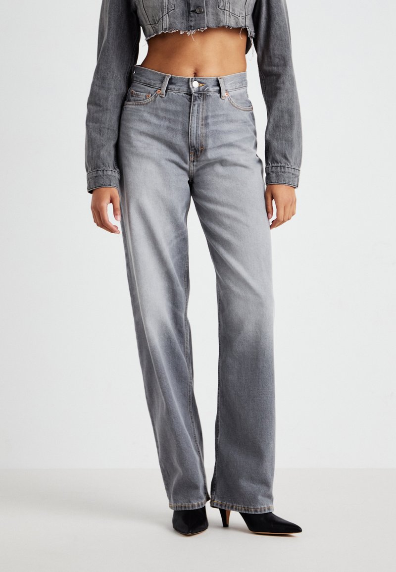Weekday RAIL MID LOOSE STRAIGHT  - Straight leg jeans - misty grey
