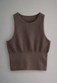 THE SET 2 PACK SEAMLESS RIBBED - REGULAR FIT - Top - brown nude