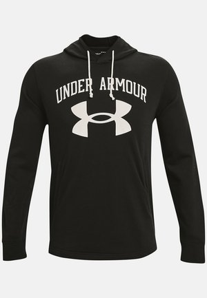 Under Armour, RIVAL TERRY BIG LOGO HD-WHT - Sweat à capuche - black