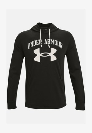 Under Armour, RIVAL TERRY BIG LOGO HD-WHT - Sweat à capuche - black