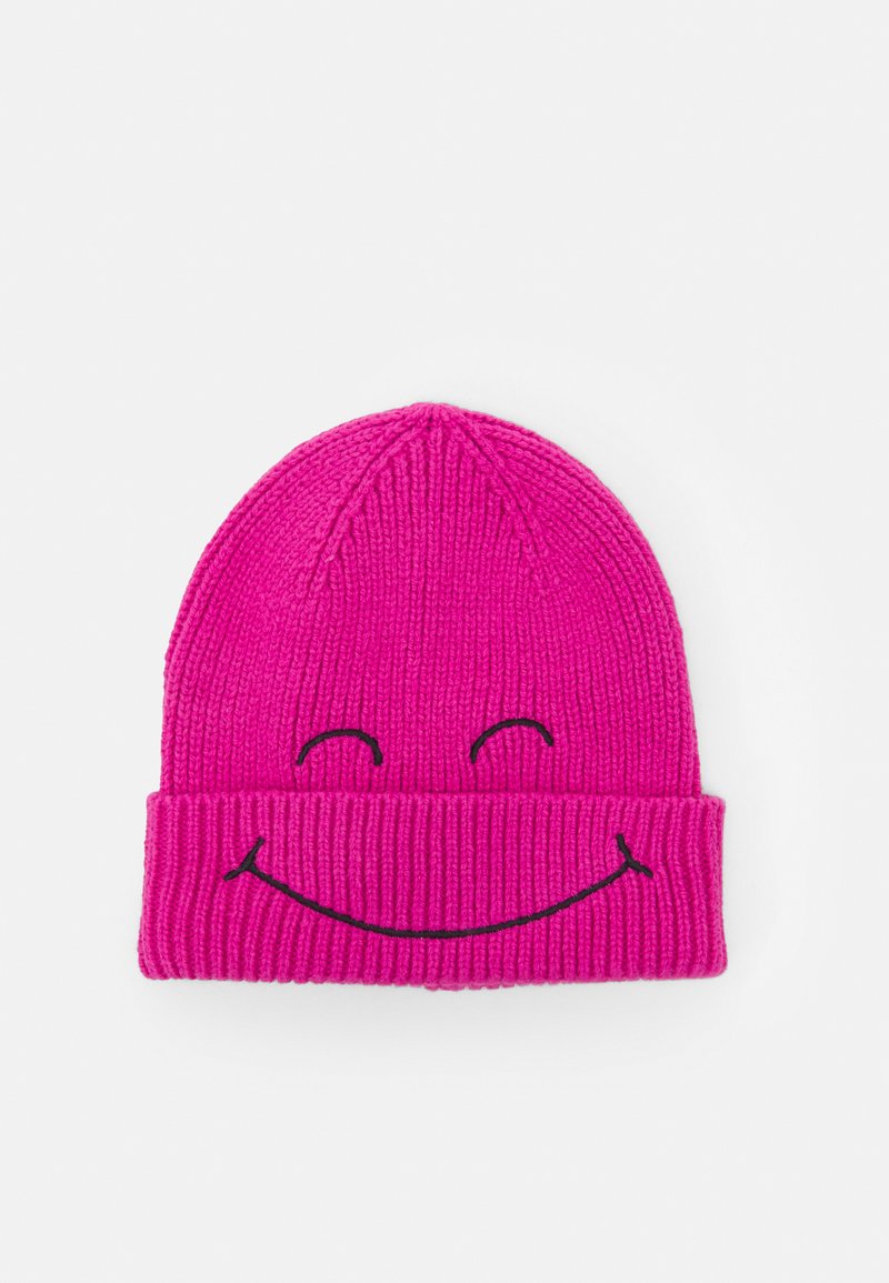 GAP - BEANIE TODDLER BOYSMILEY UNISEX - Pipo - super pink neon, Suurenna